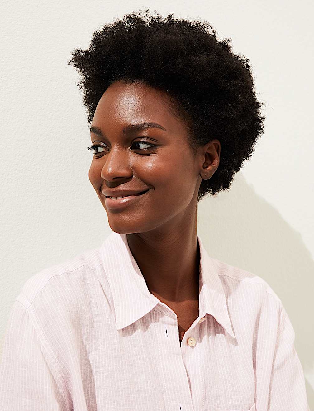 Pure Linen Striped Oversized Shirt