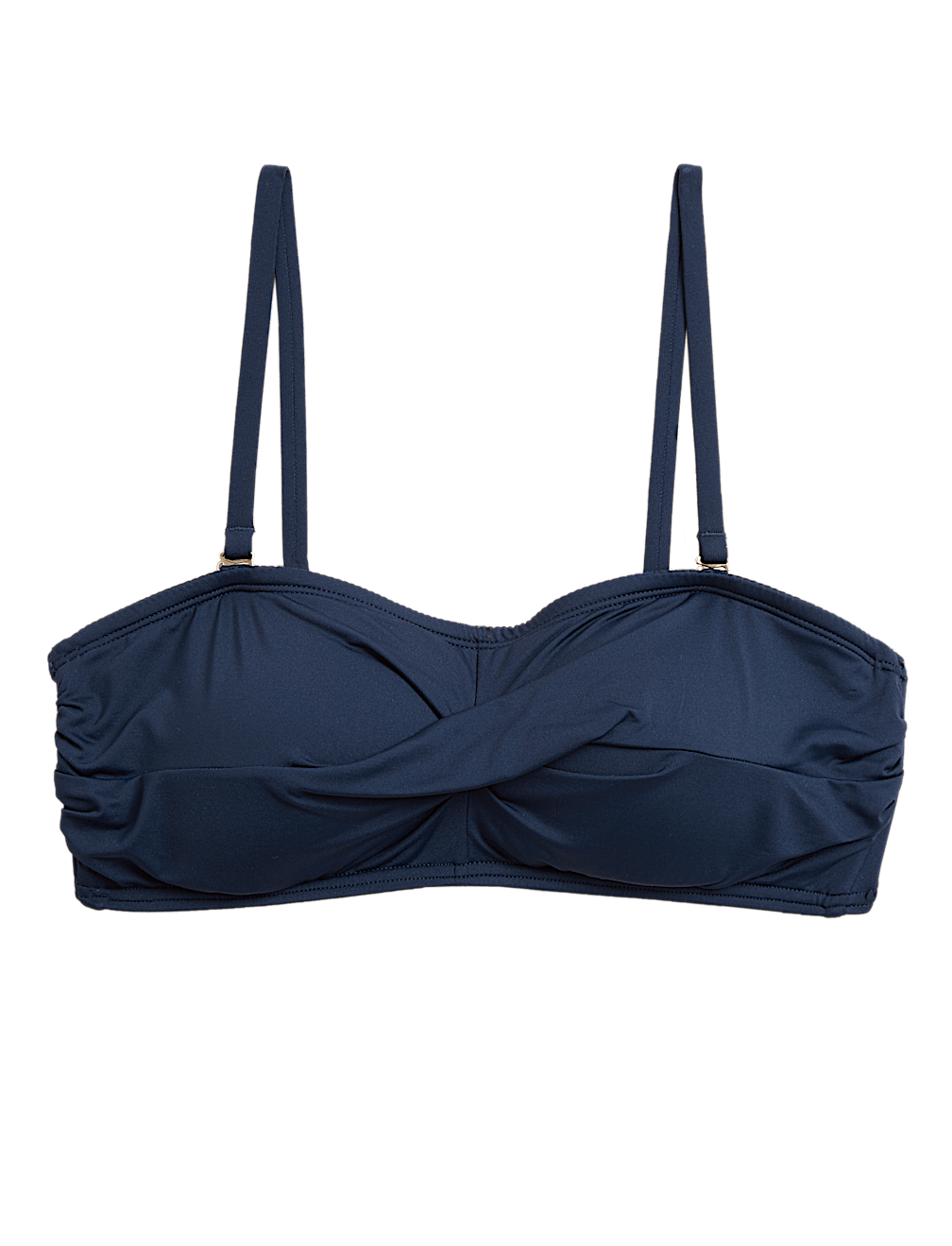 Twist Front Bandeau Bikini Top