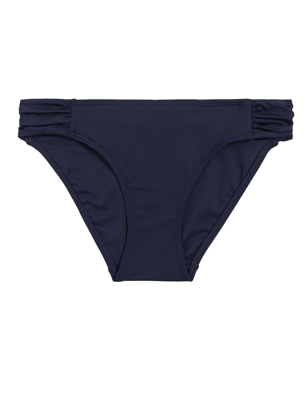 Ruched Hipster Bikini Bottoms