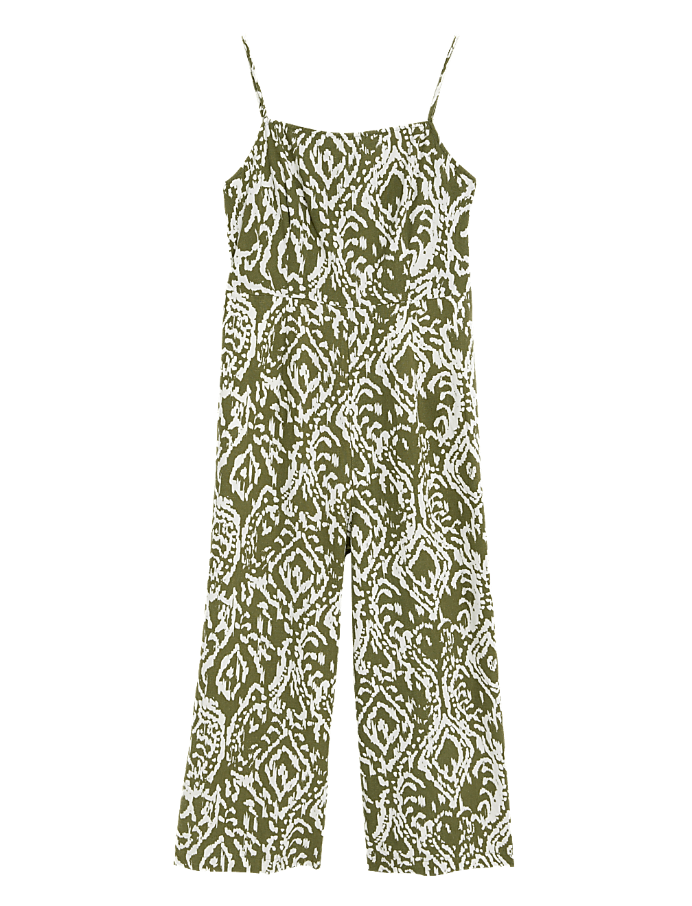 Linen Rich Printed Jumpsuit