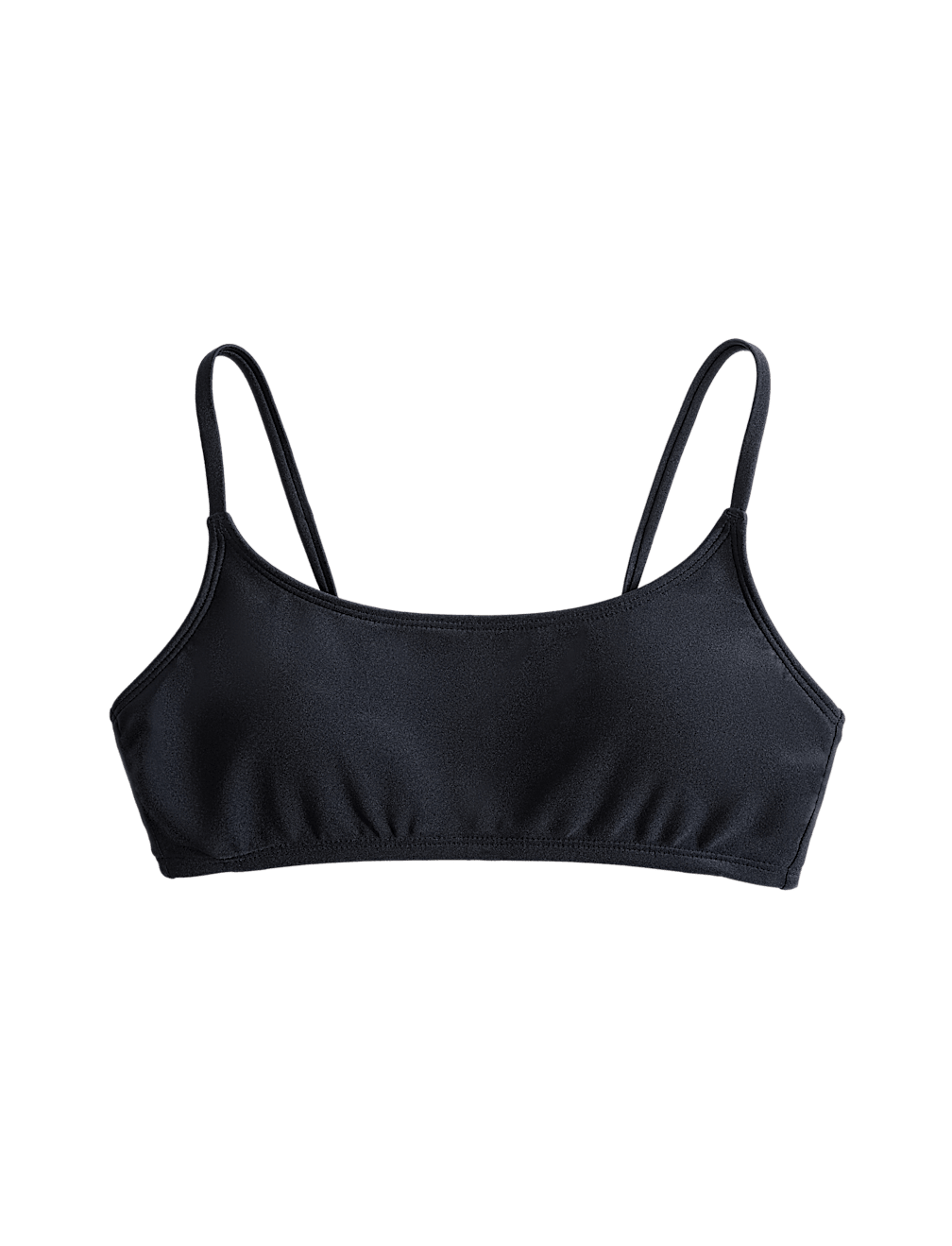 Scoop Neck Cropped Bikini Top