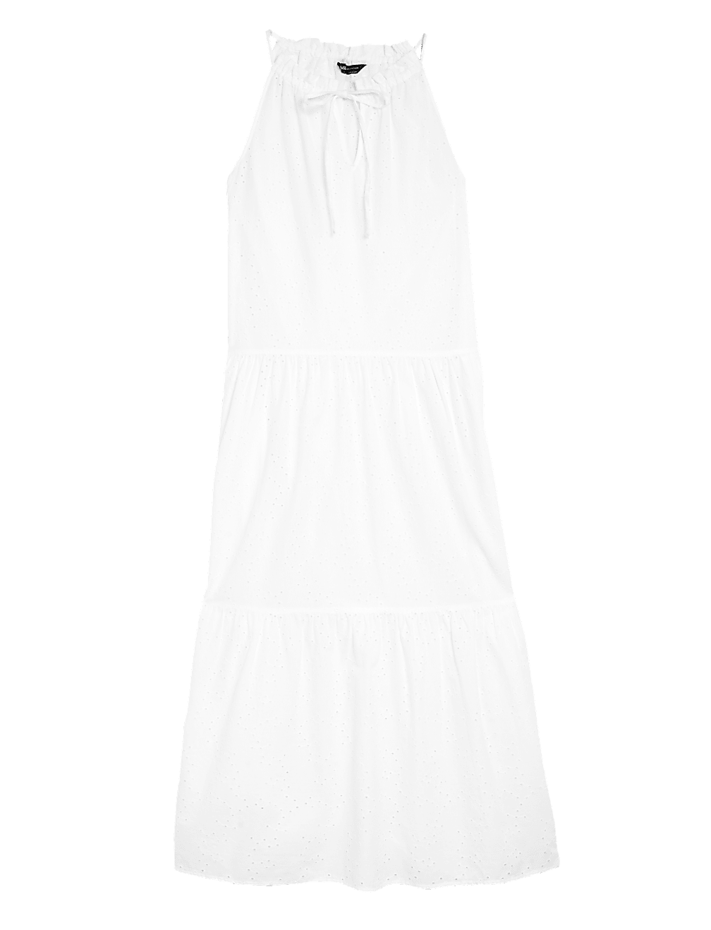 Pure Cotton Cutwork Midaxi Beach Dress