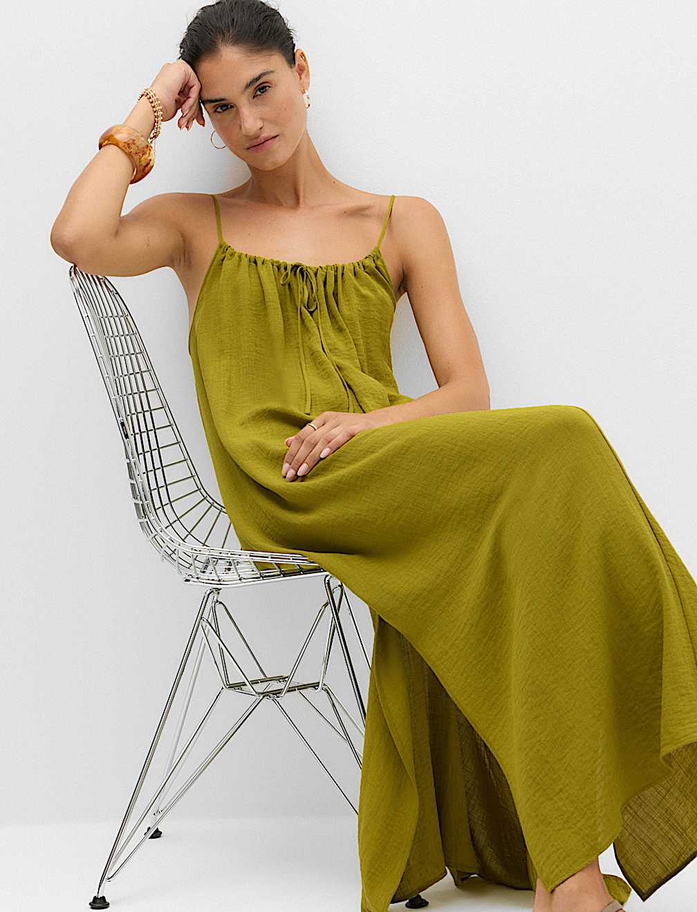 Strappy Tie Back Maxi Beach Dress