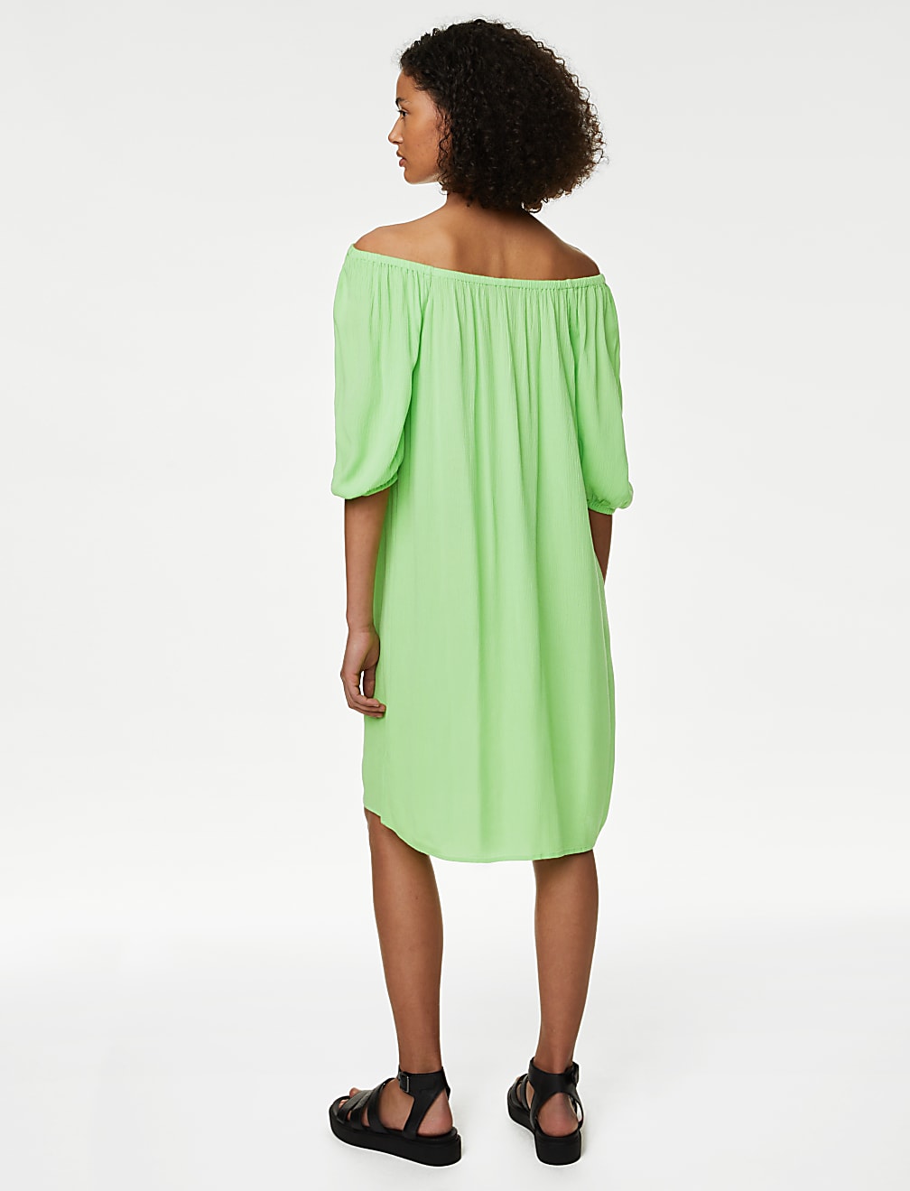 Bardot Knee Length Shift Dress