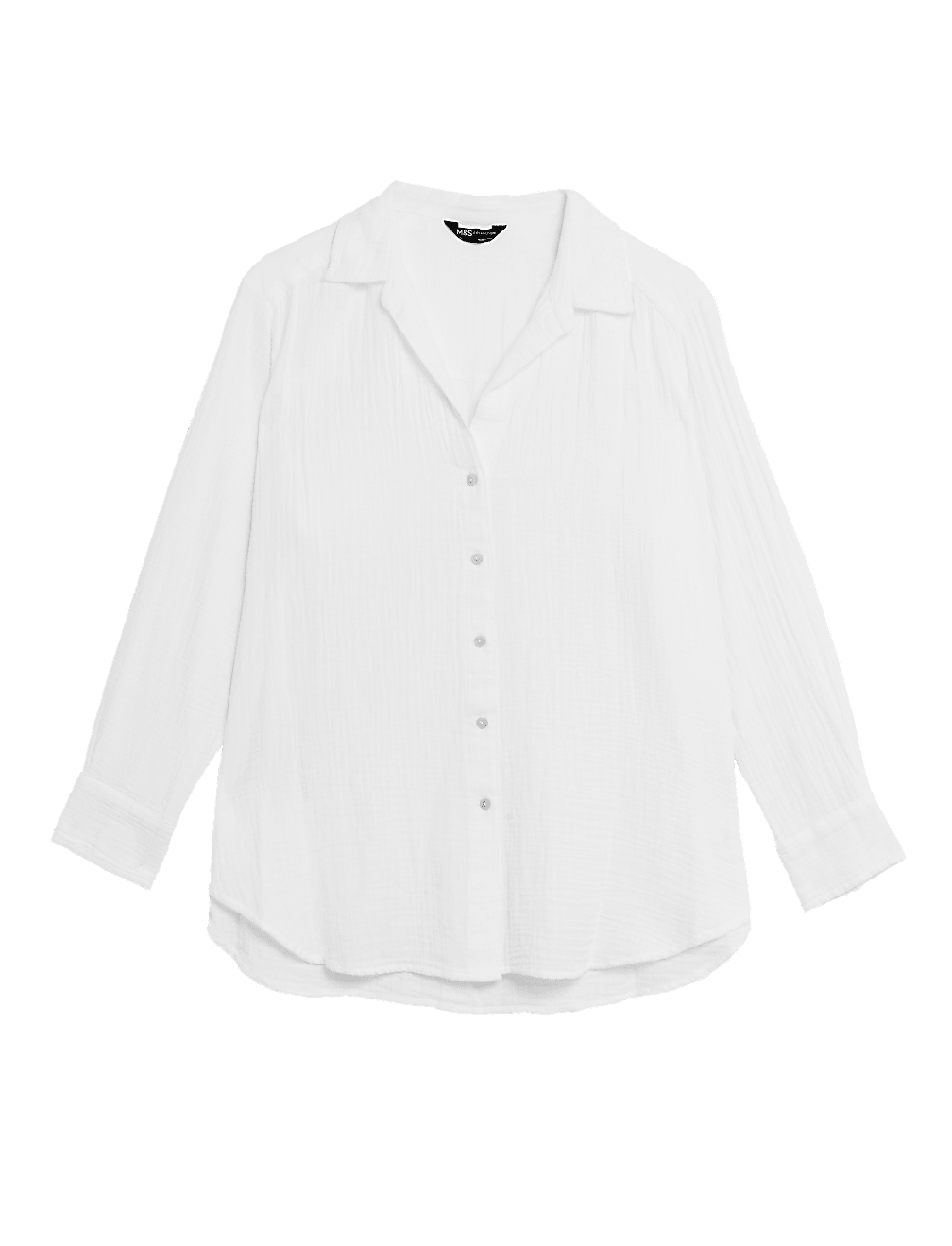 Pure Cotton Textured Beach Shirt
