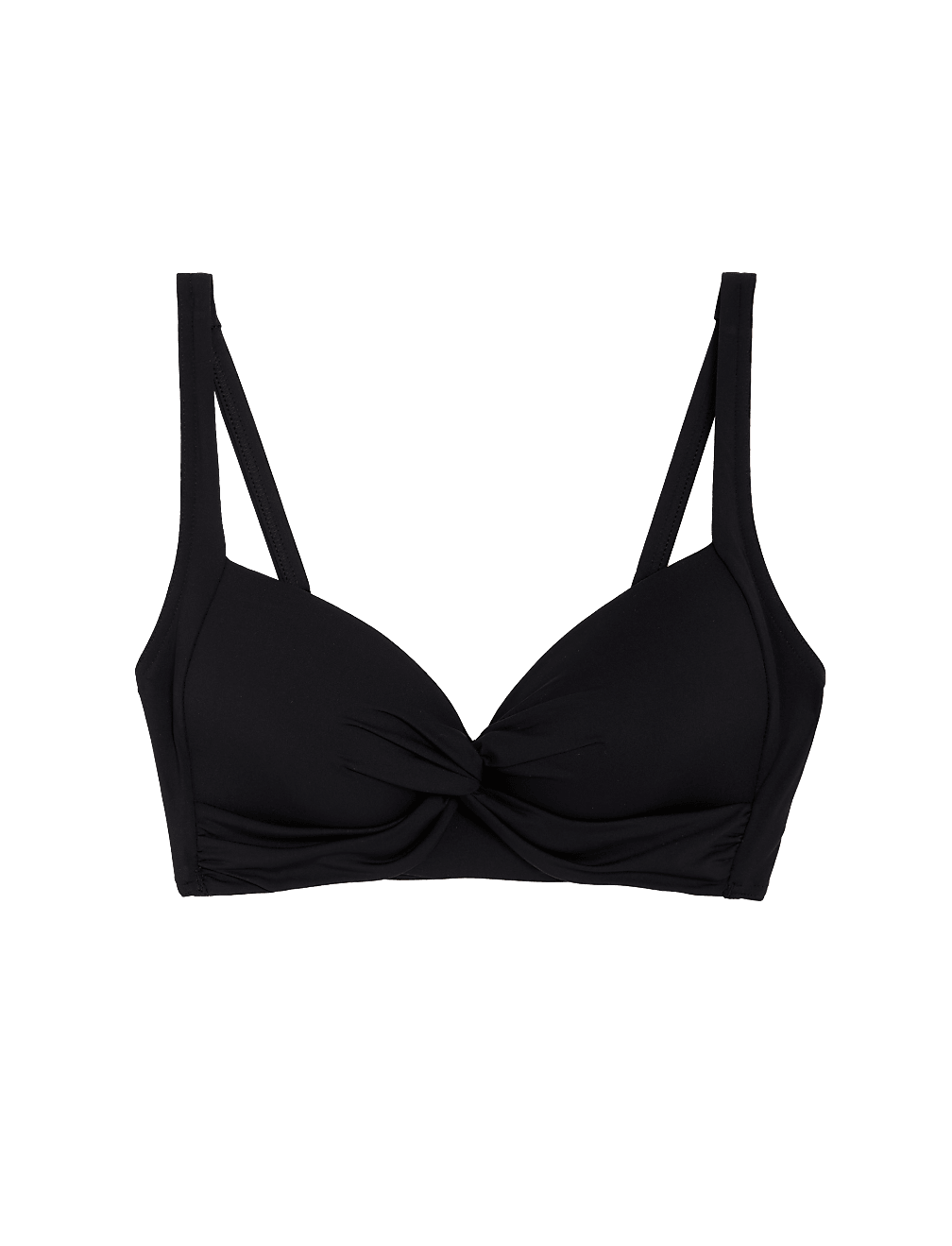 Padded Twist Front Plunge Bikini Top