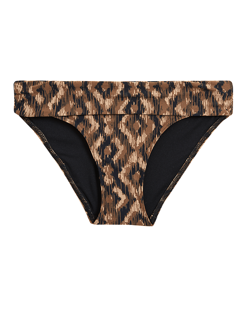 Tummy Control Printed Bikini Bottoms