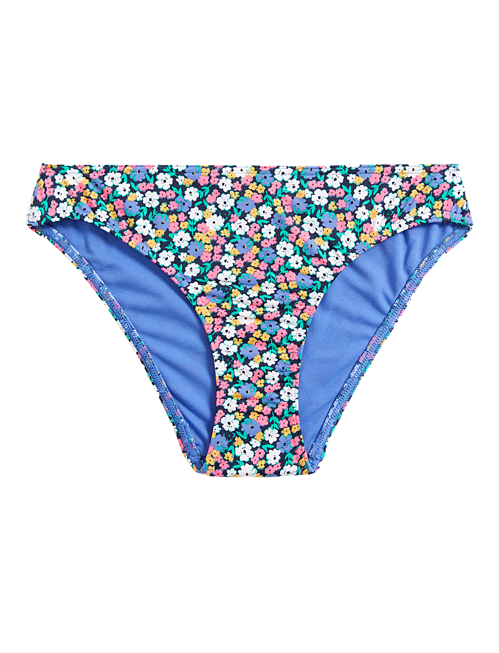 Printed High Leg Bikini Bottom