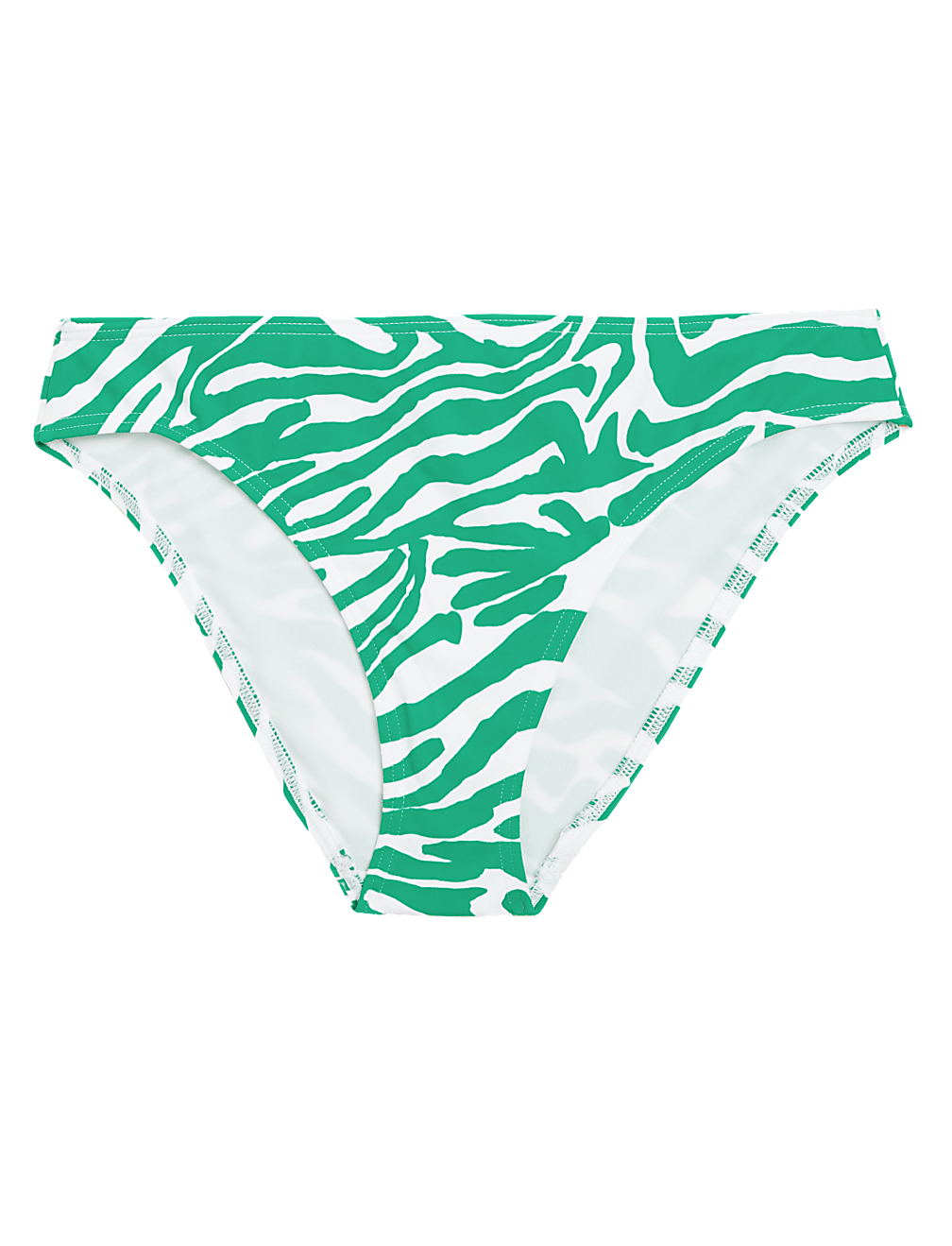 Animal Print High Leg Bikini Bottoms