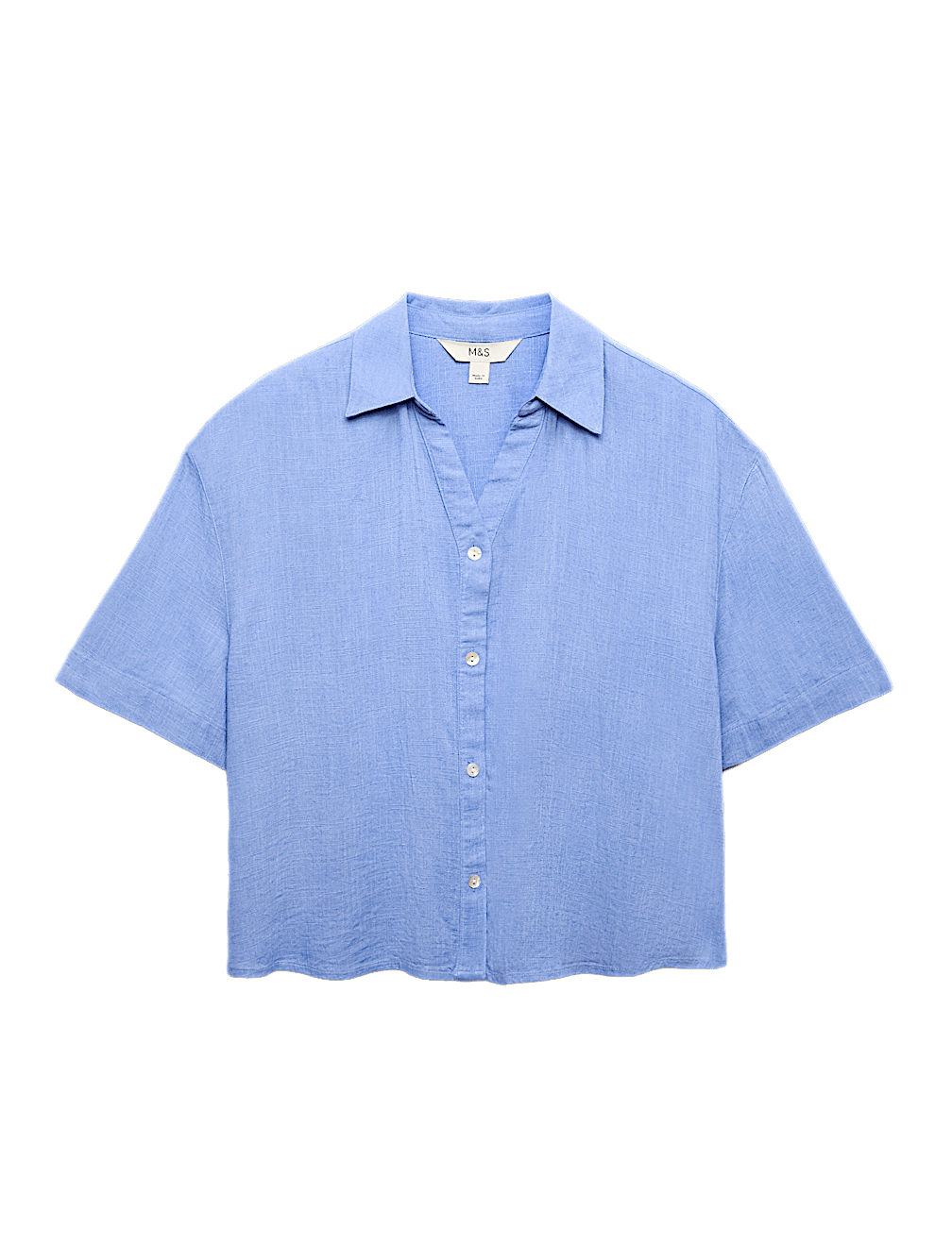 Oversized Shirt with Linen
