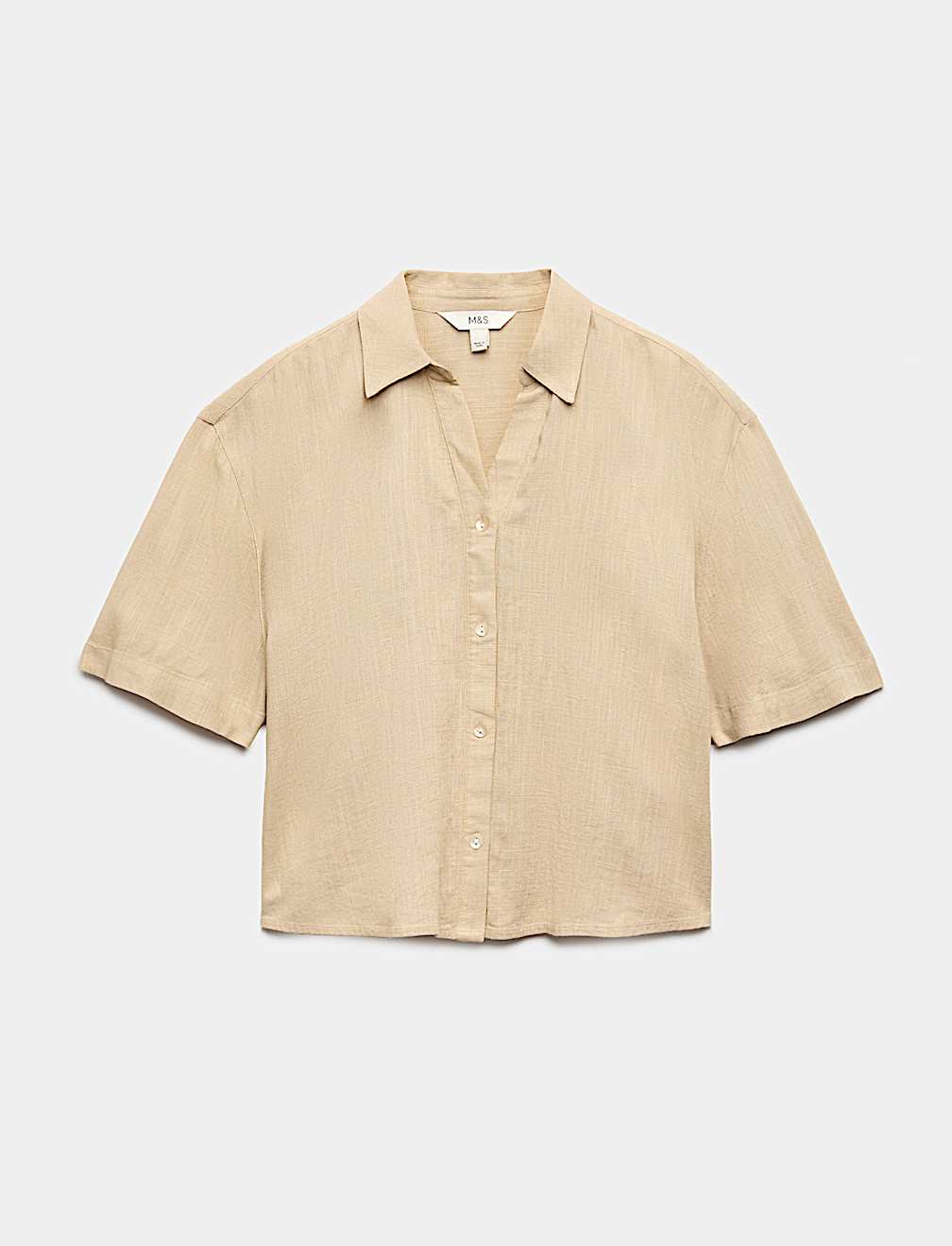 Oversized Shirt with Linen
