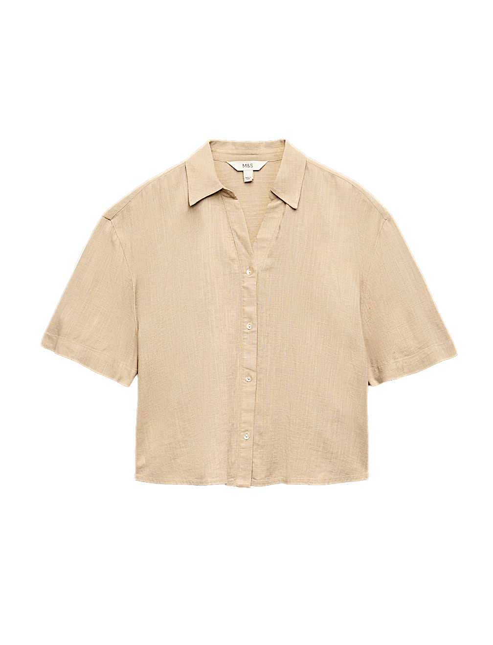 Oversized Shirt with Linen