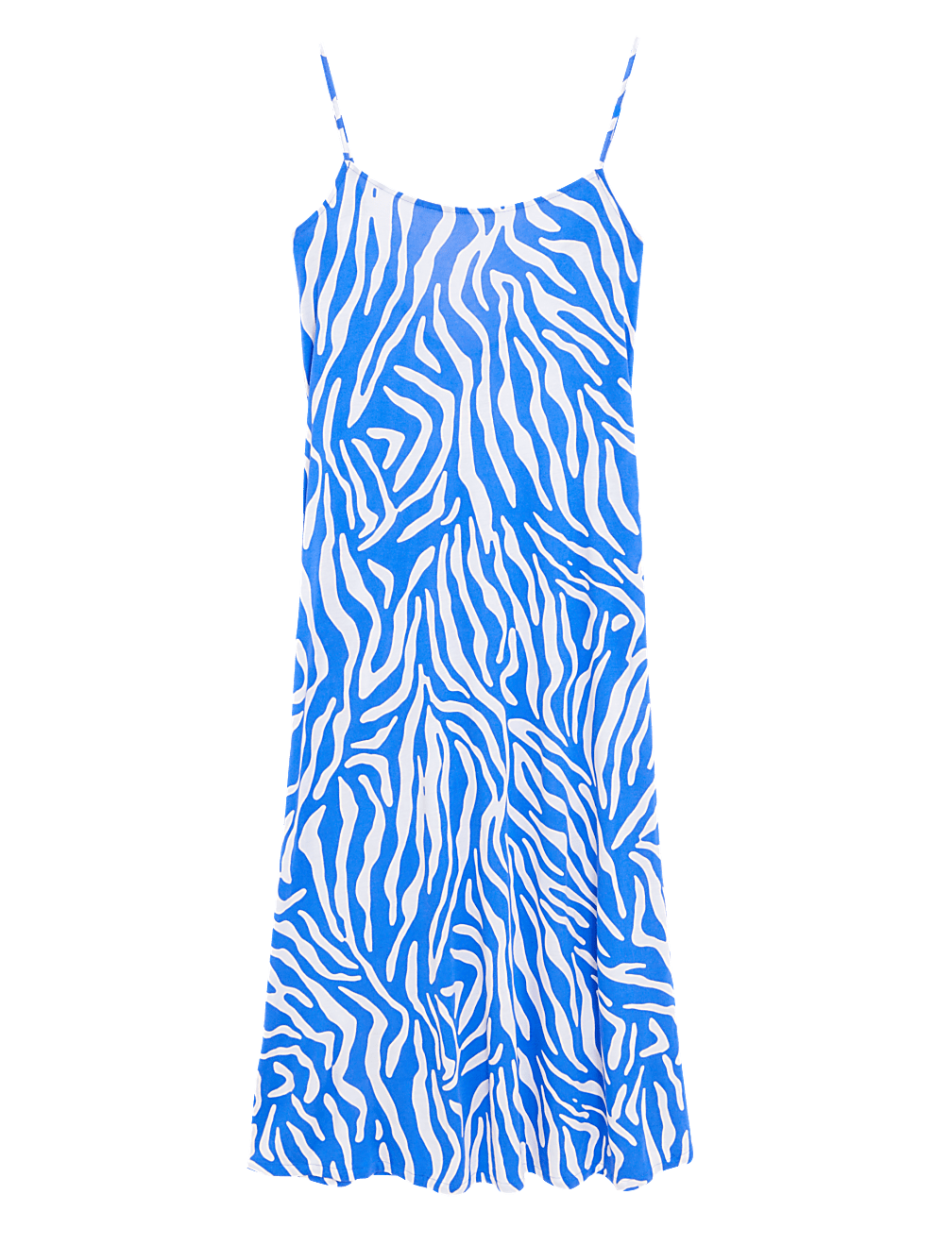 Tie Dye Scoop Neck Maxi Slip Dress