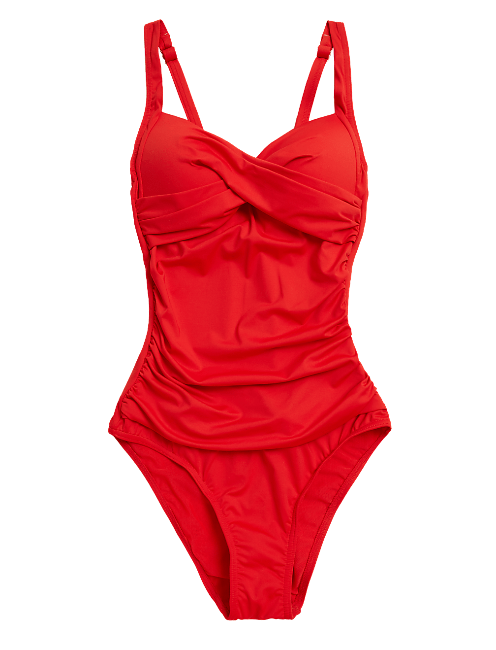 Tummy Control Ruched Plunge Swimsuit