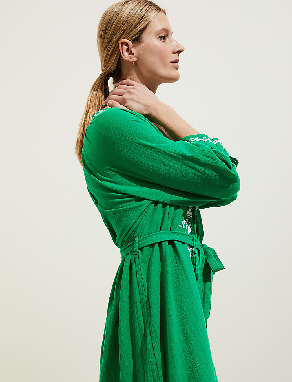 Pure Cotton Beach Cover Up Kaftan