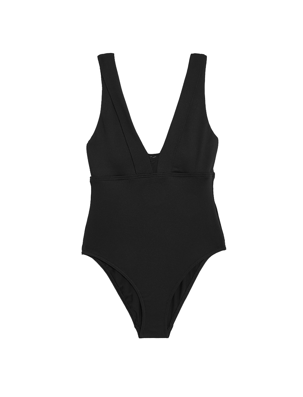 Magic Textured Mesh Plunge Swimsuit
