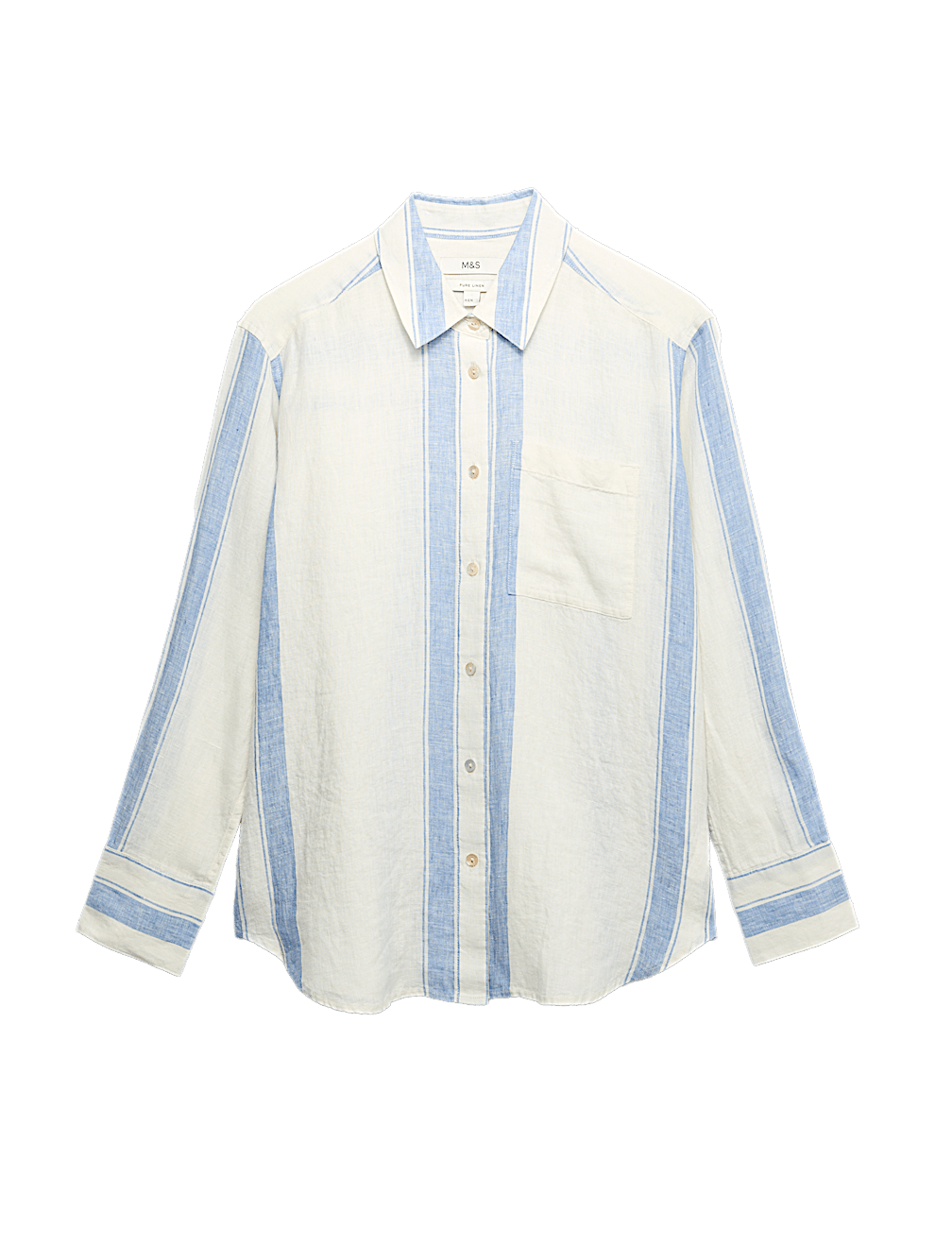 Pure Linen Striped Shirt