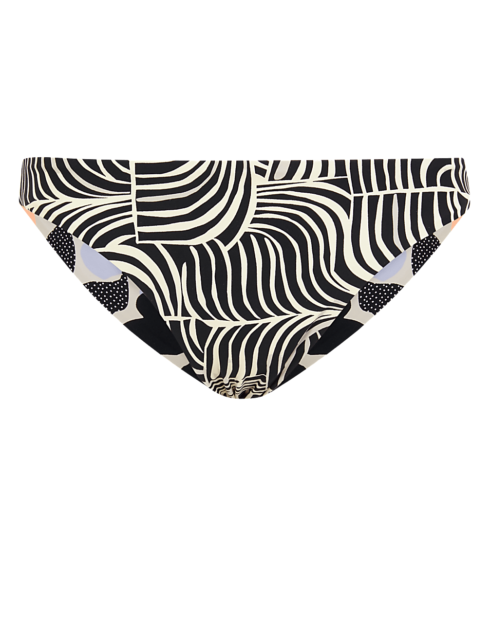Printed Reversible Brazilian Bikini Bottoms