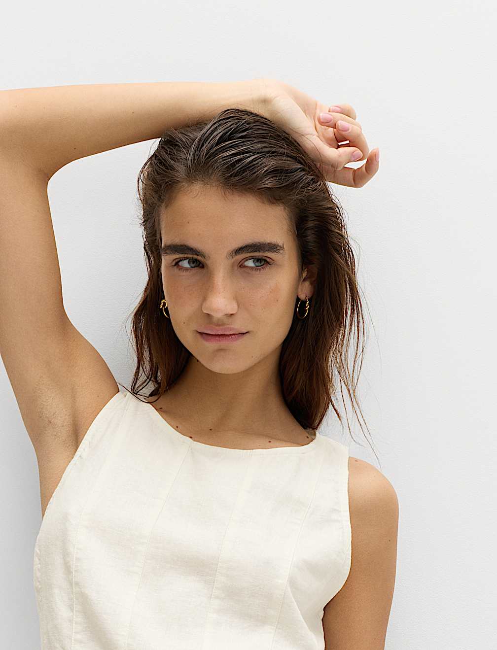 Linen Rich Vest Top
