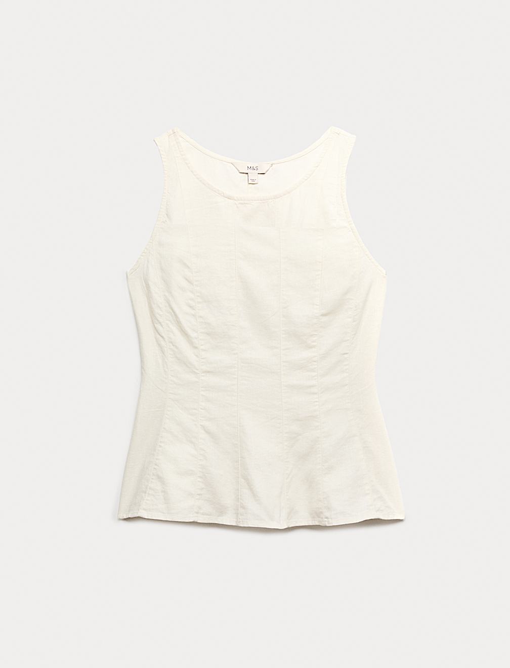 Linen Rich Vest Top