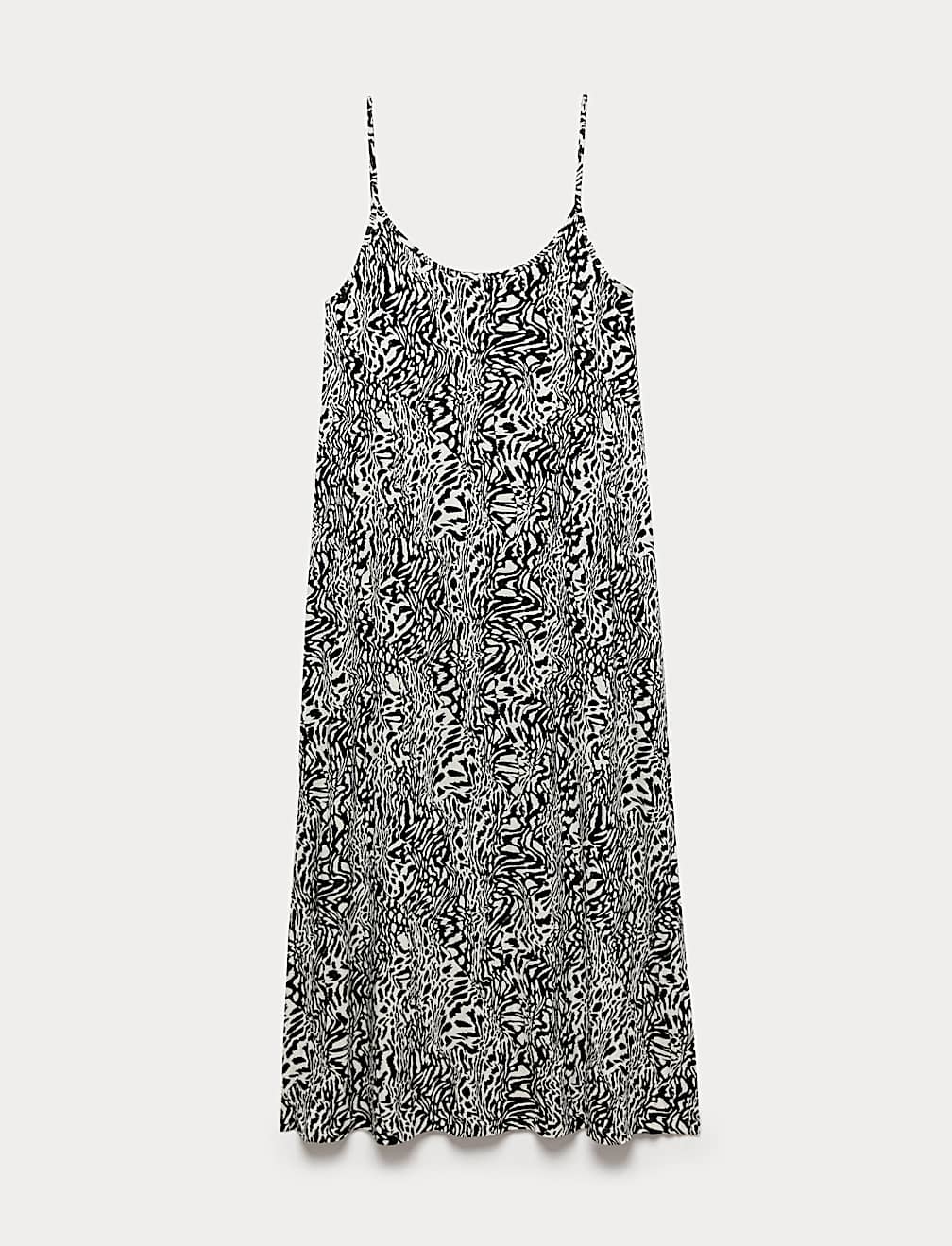 Printed Jersey Midaxi Beach Dress
