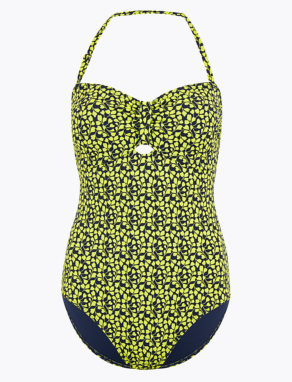 Printed Bandeau Swimsuit