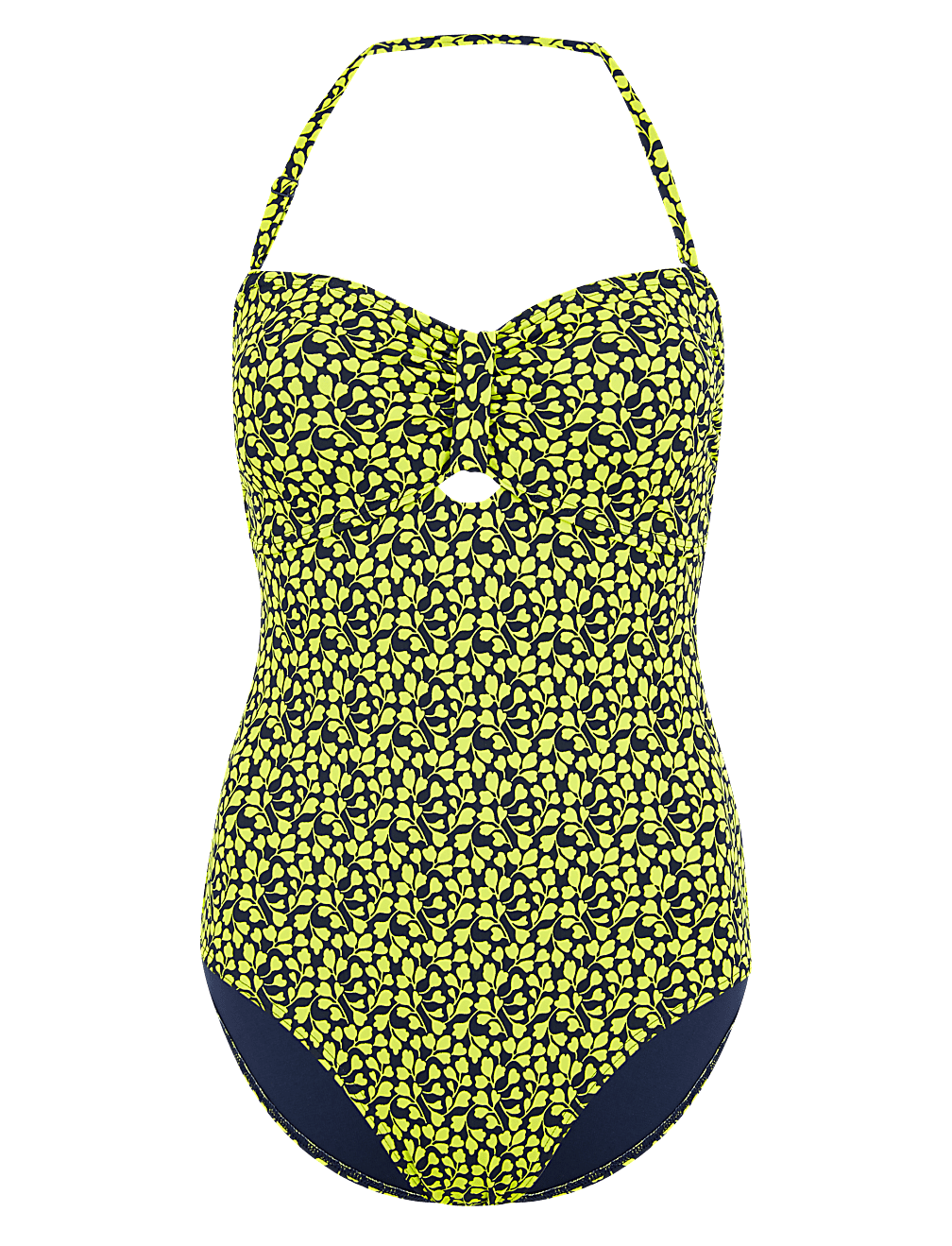 Printed Bandeau Swimsuit