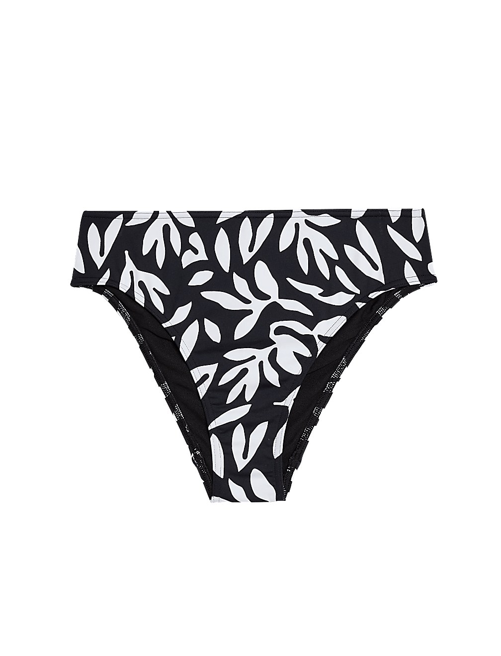 Printed High Waisted Bikini Bottoms