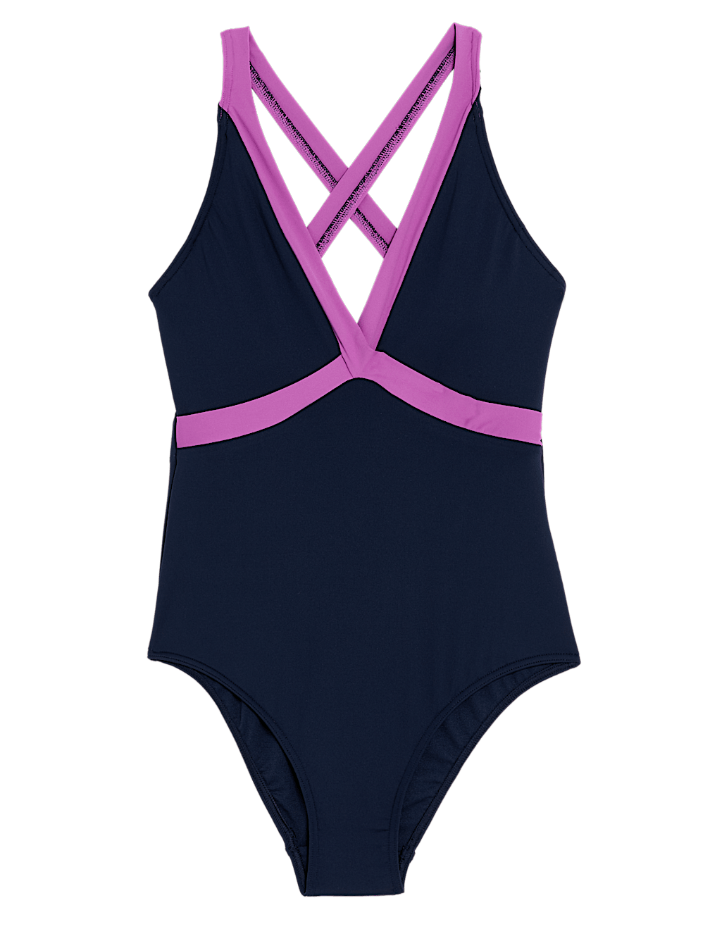 Monochrome Padded Plunge Swimsuit