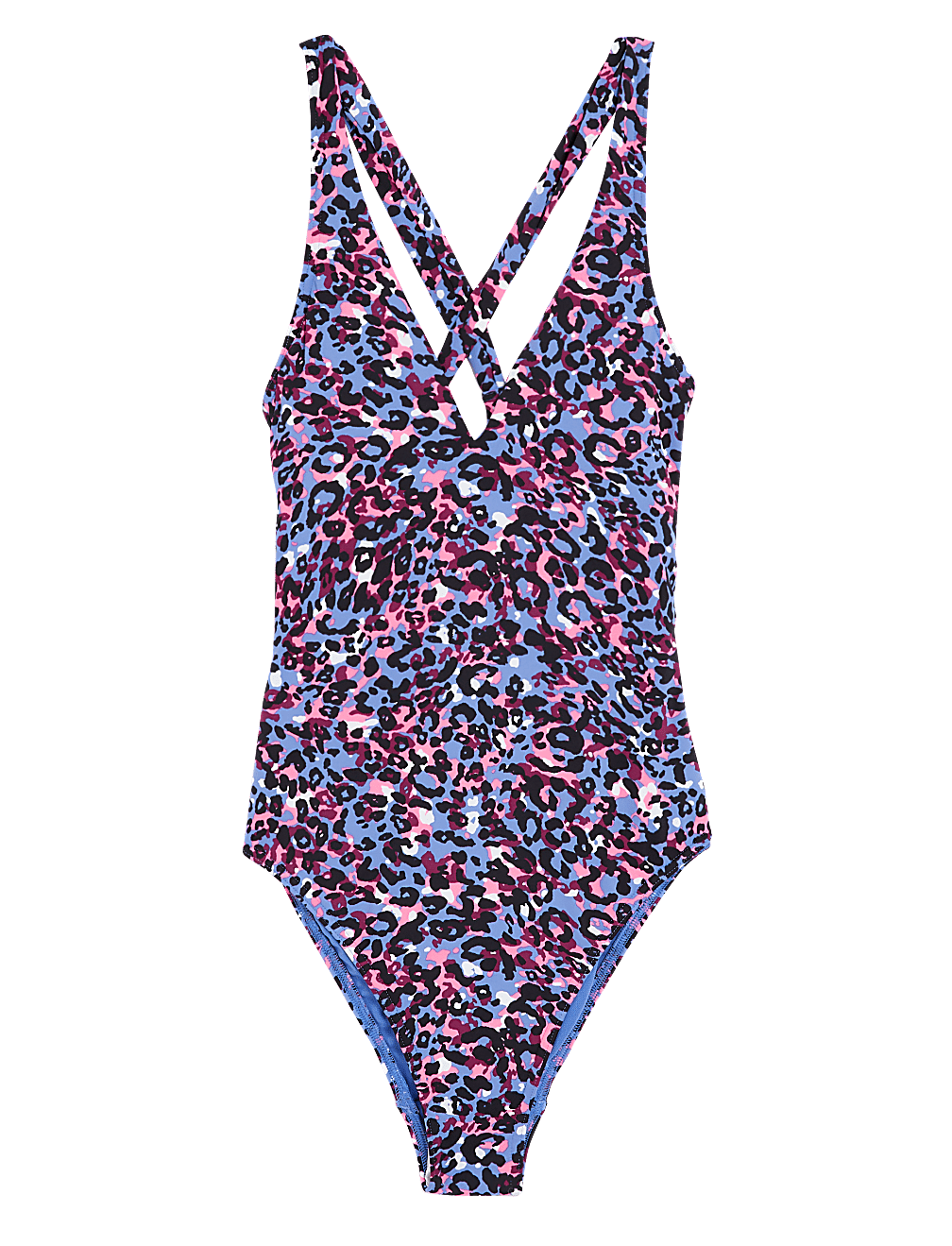 Printed Padded Plunge Swimsuit