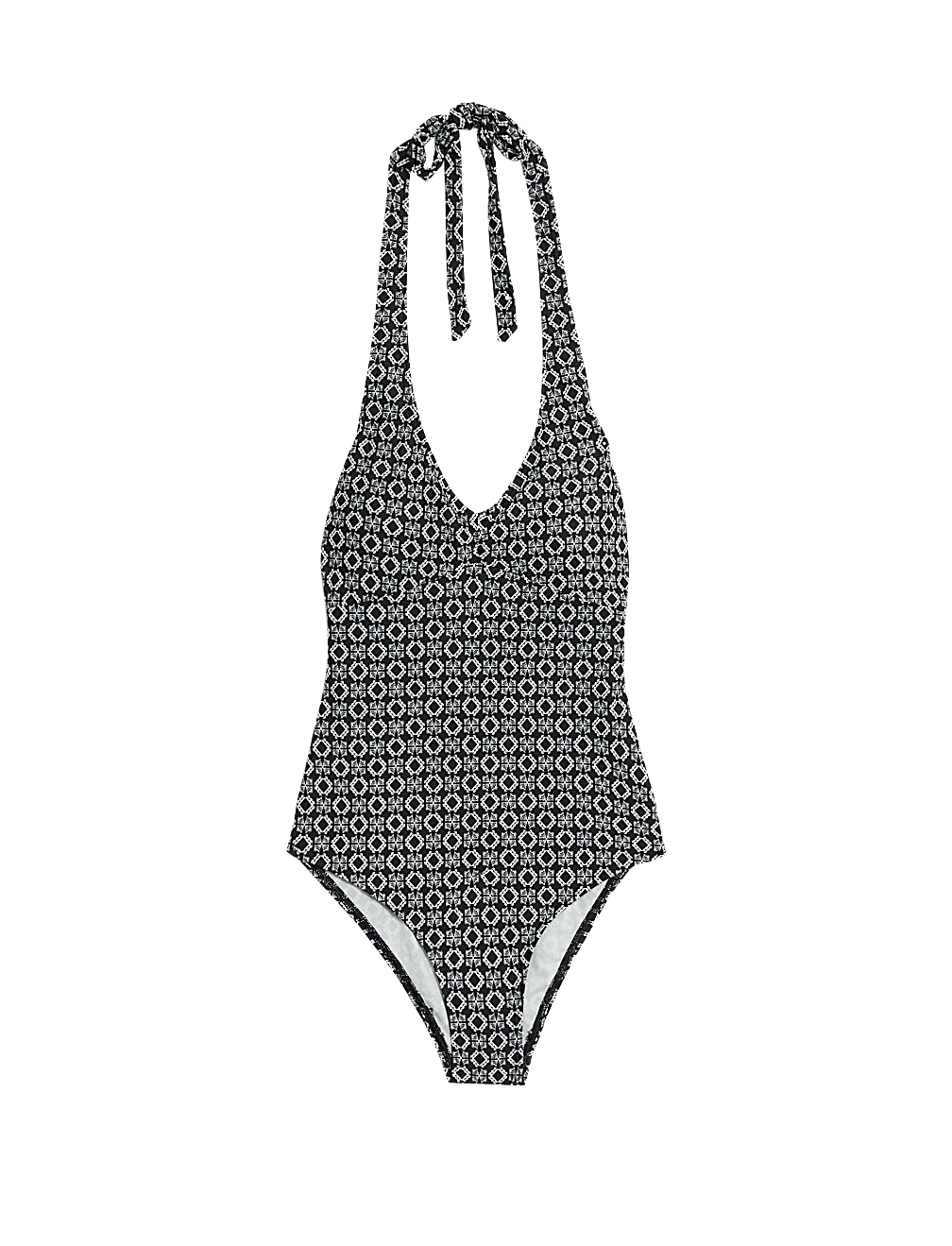 Printed Halterneck Swimsuit