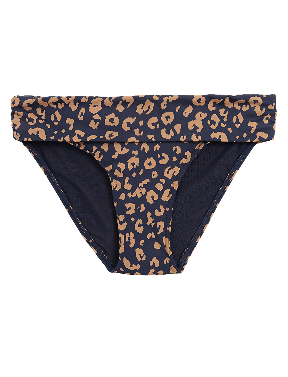 Printed Roll Top Bikini Bottoms