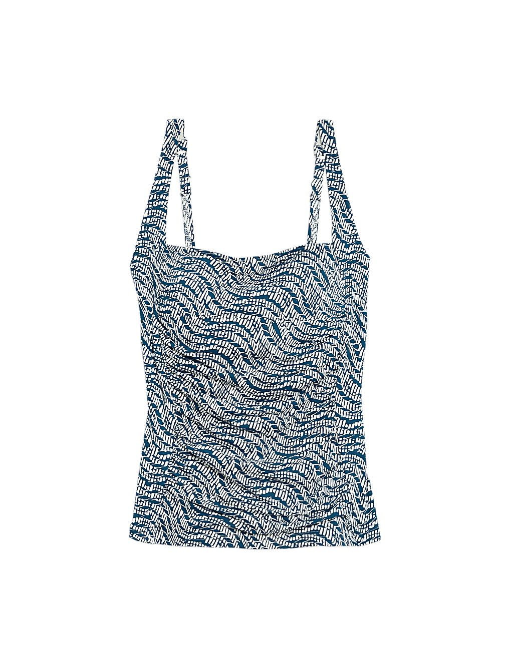 360 Tummy Control Printed Padded Tankini Top