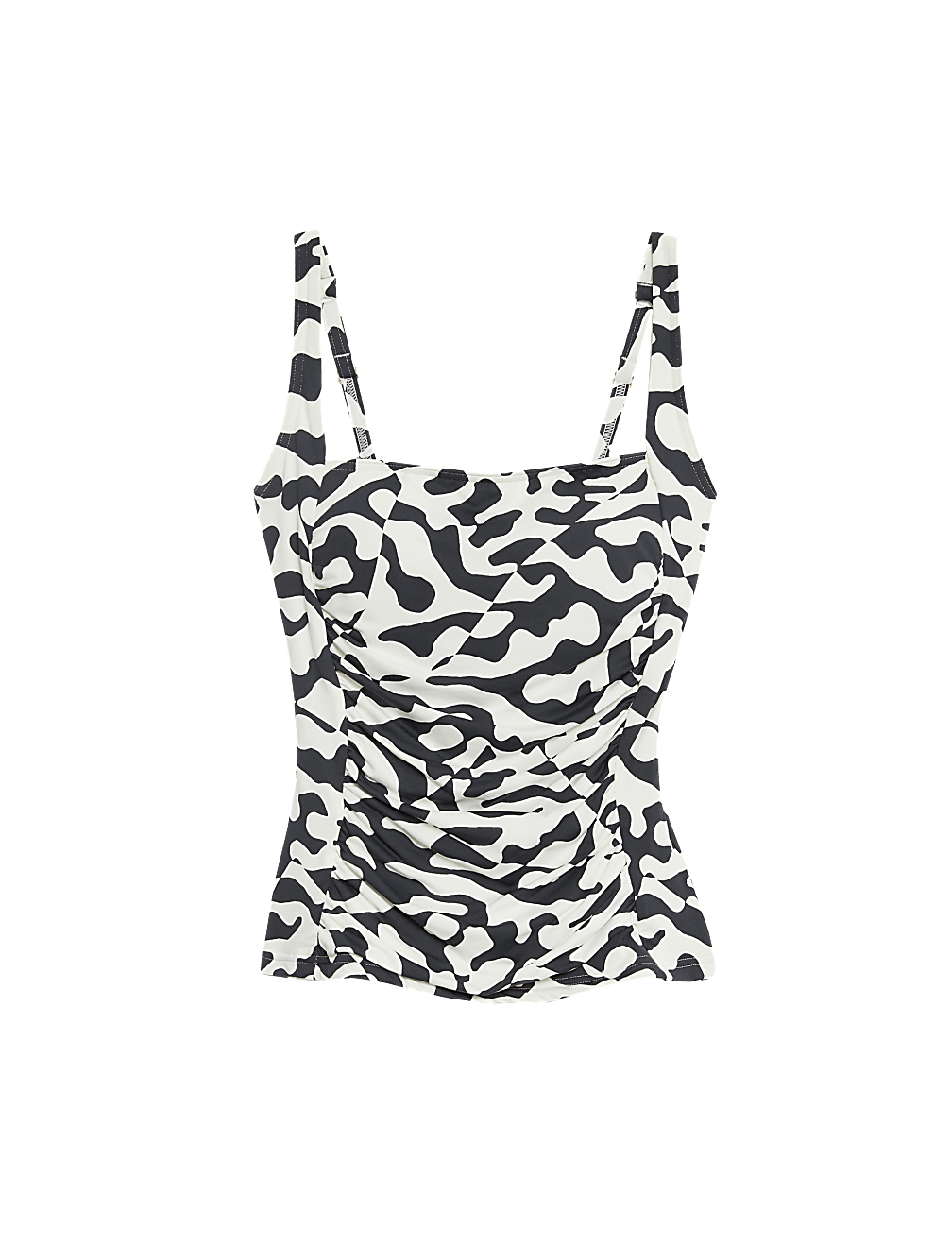 360 Tummy Control Printed Padded Tankini Top
