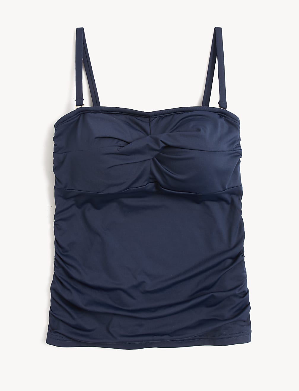 Tummy Control Padded Bandeau Tankini Top