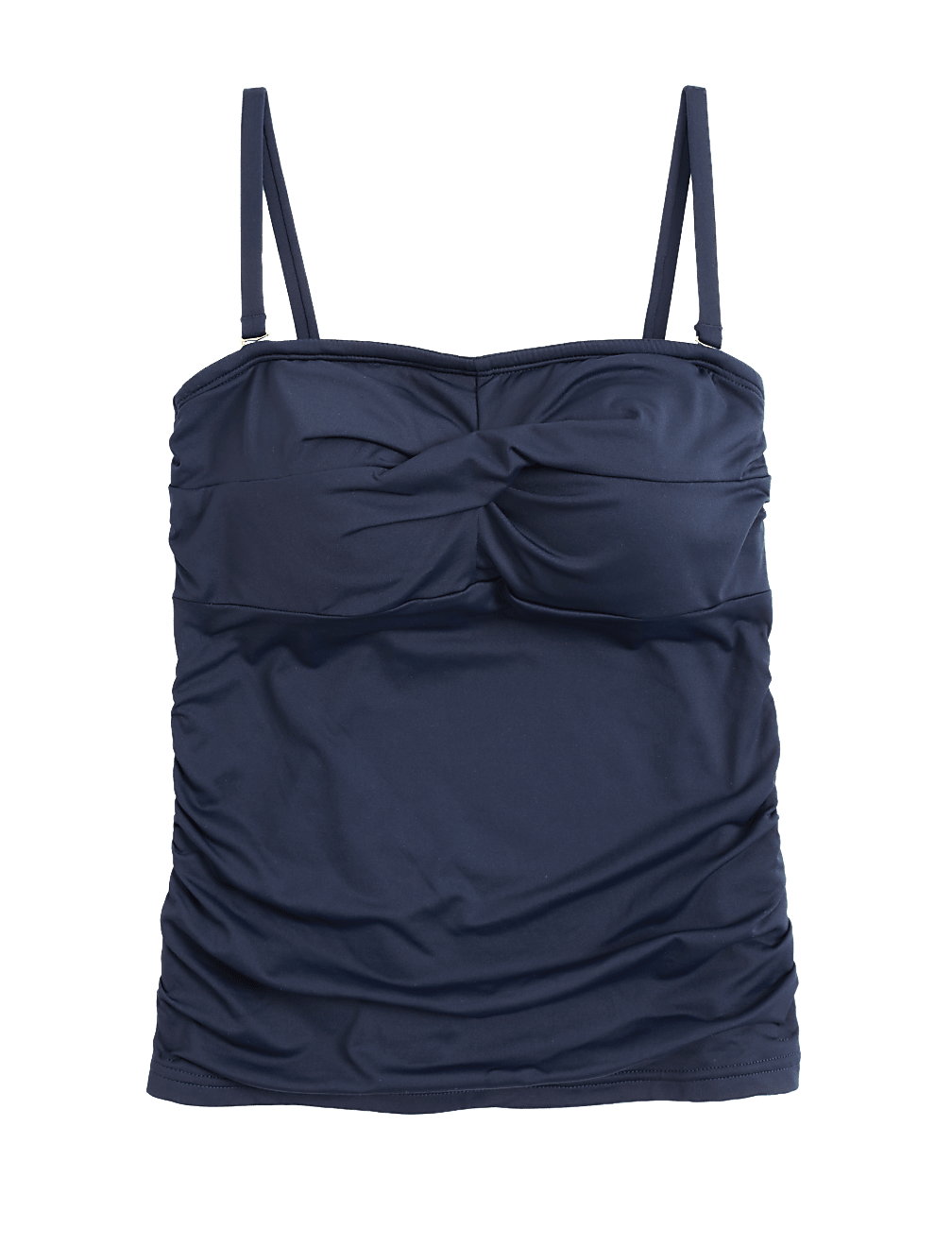 Tummy Control Padded Bandeau Tankini Top