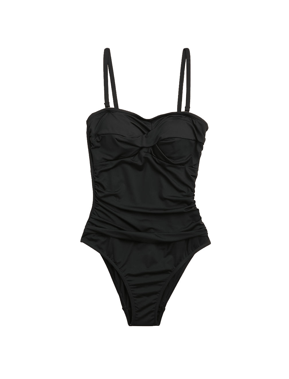 Tummy Control Padded Bandeau Swimsuit