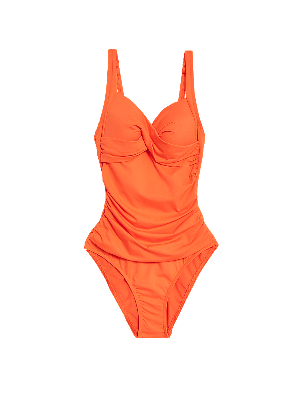 360 Tummy Control Padded Ruched Plunge Swimsuit