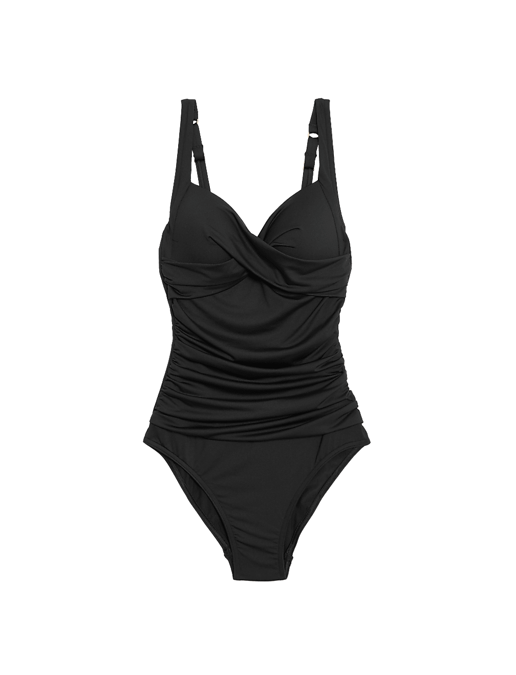 360 Tummy Control Padded Ruched Plunge Swimsuit