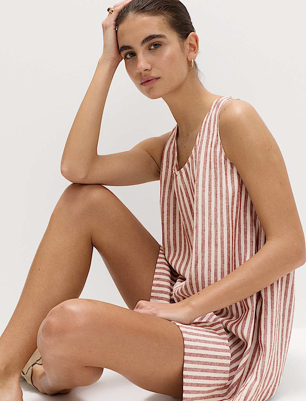 Linen Rich Volume Playsuit
