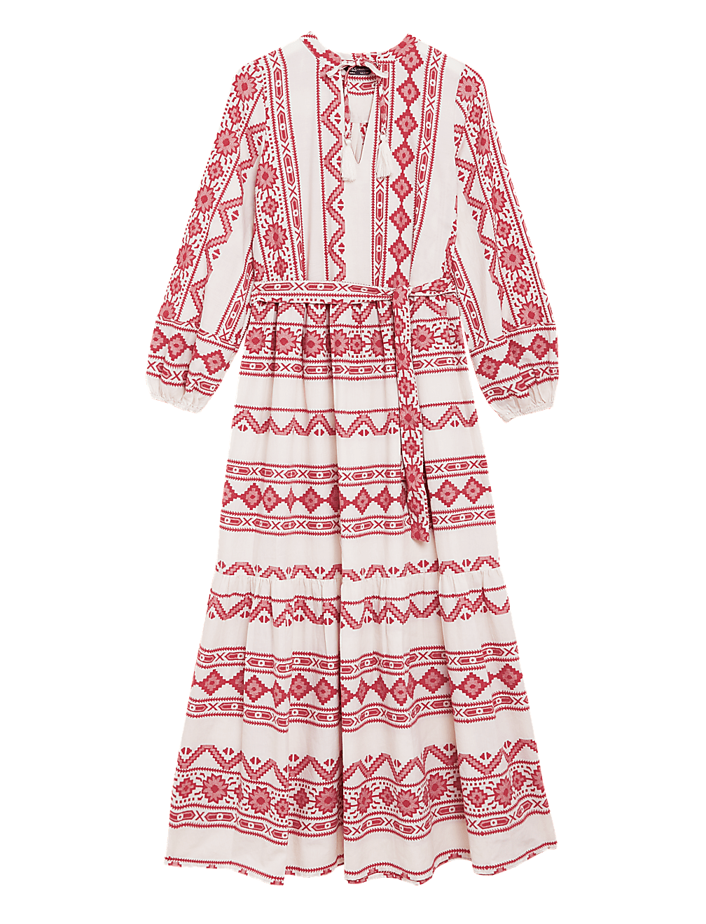 Cotton Rich Jacquard Maxi Beach Dress