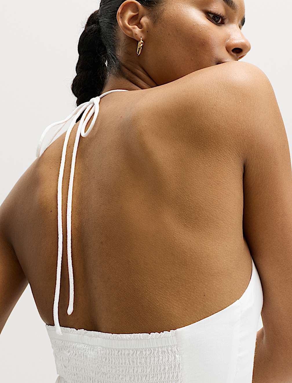 Cutout Embroidered Midaxi Beach Dress