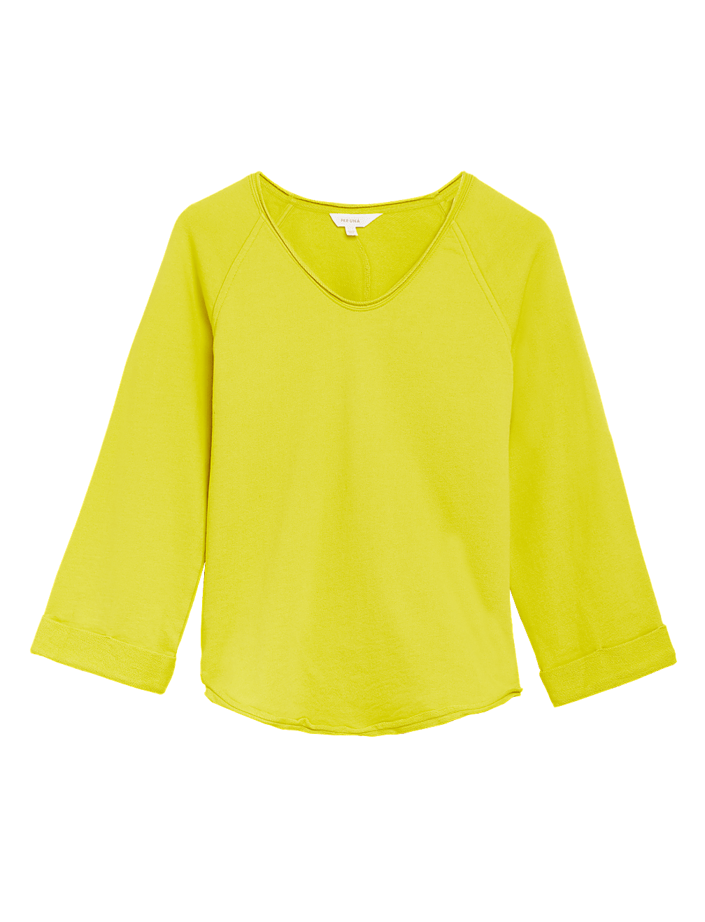 Pure Cotton V-Neck Sweatshirt