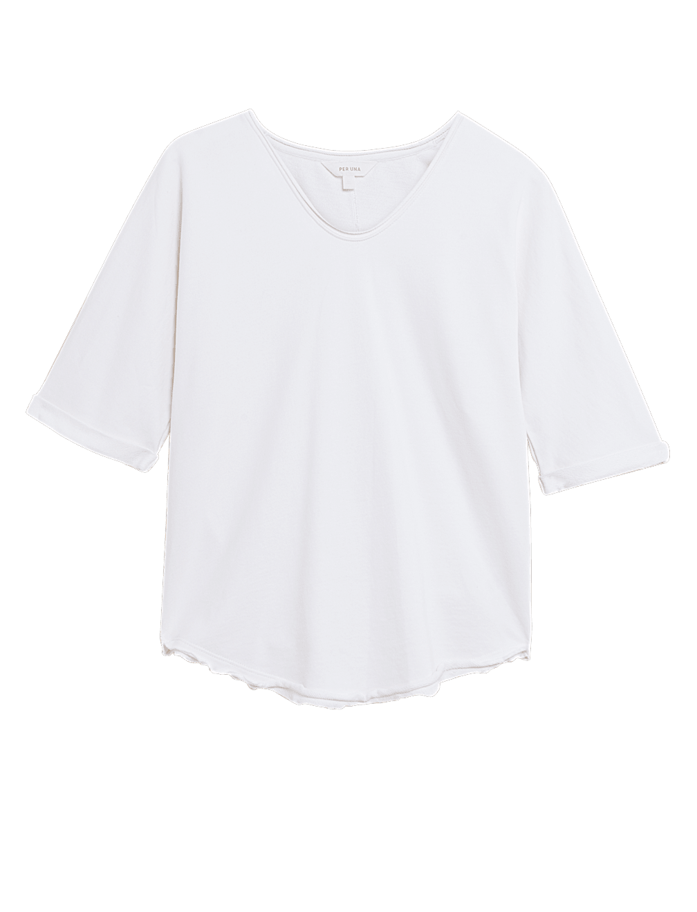 Pure Cotton Scoop Neck Sweatshirt