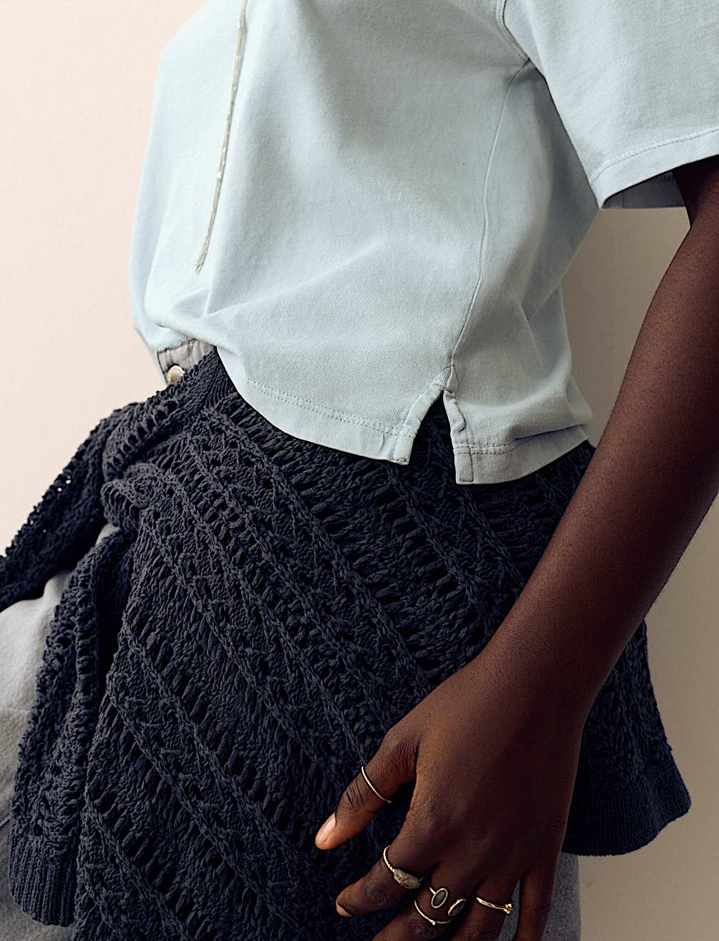 Pure Cotton Short Sleeve Boxy T-Shirt