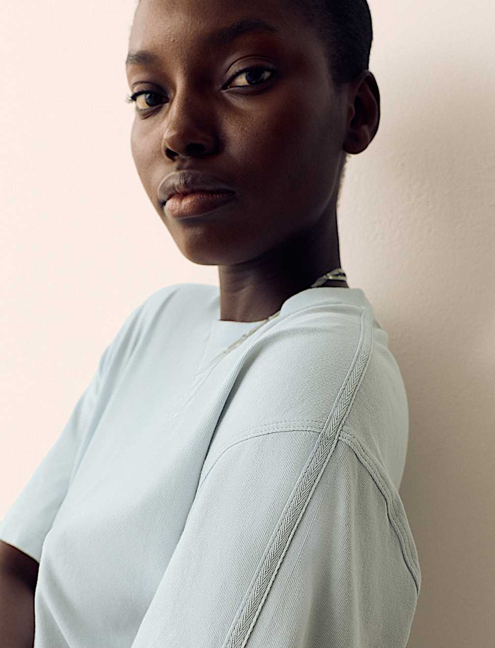 Pure Cotton Short Sleeve Boxy T-Shirt
