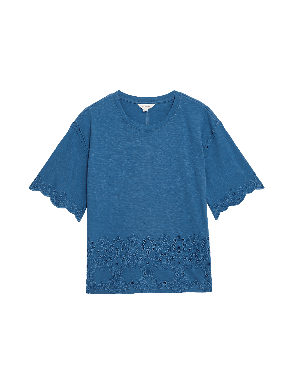 Pure Cotton Broderie T-Shirt