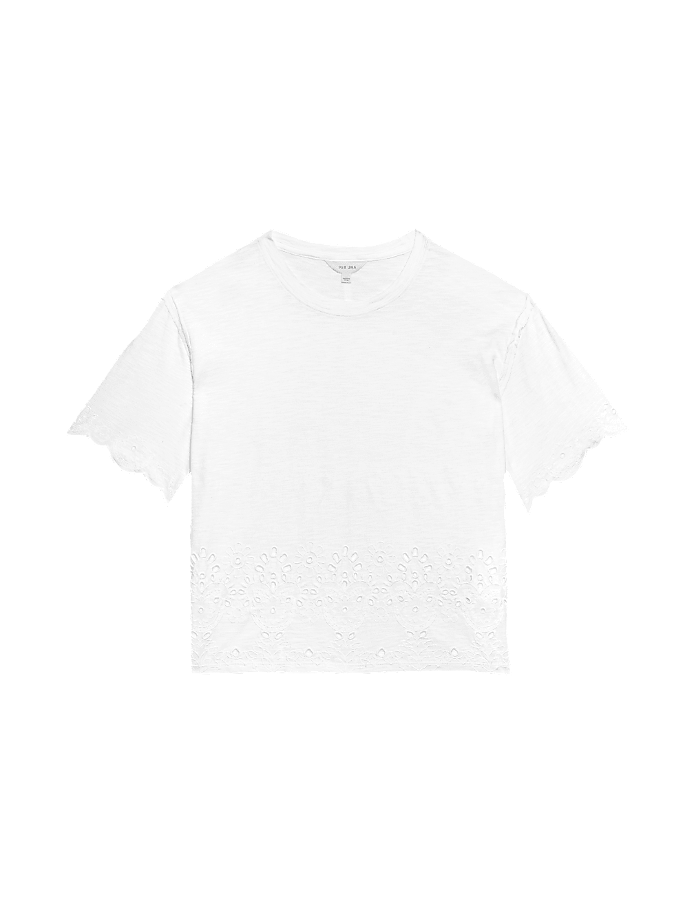 Pure Cotton Broderie T-Shirt