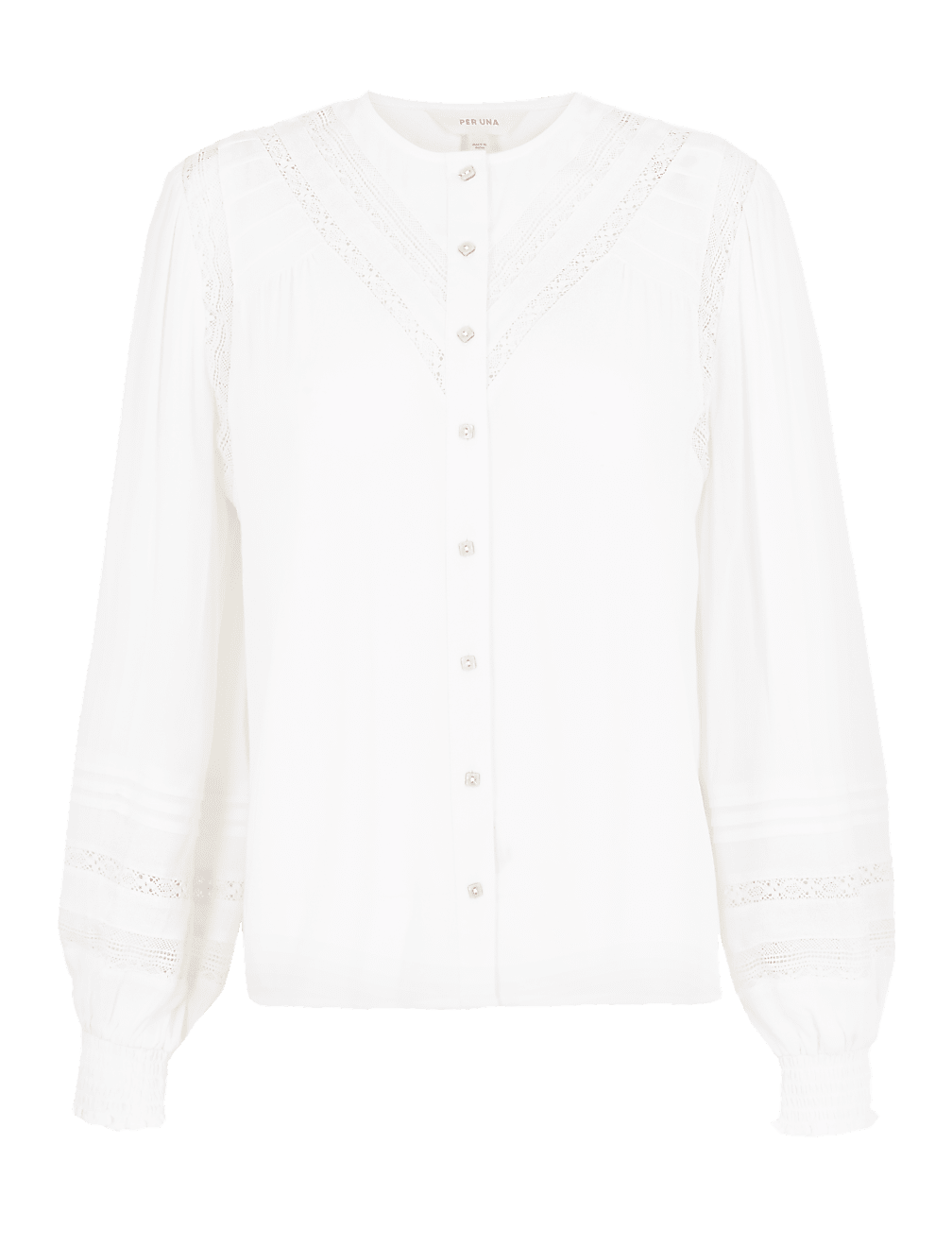Lace Insert Blouse