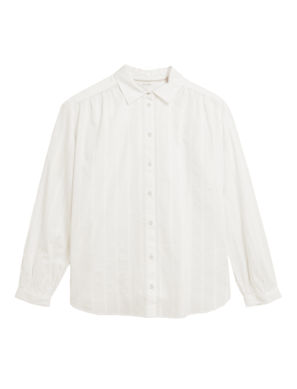 Pure Cotton Striped Oversized Shirt
